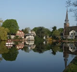 Theetuin broek in waterland